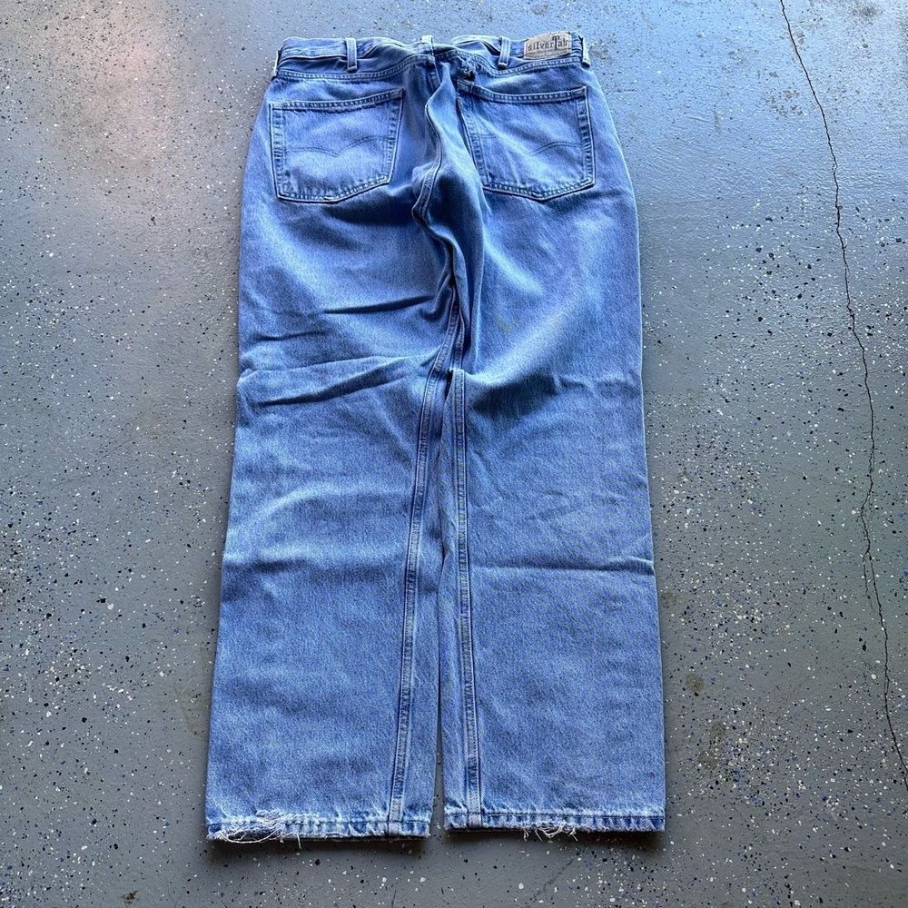Levi's SilverTab Vintage Baggy Jeans W38 L32 Light Wash Frayed - Picture 6 of 8